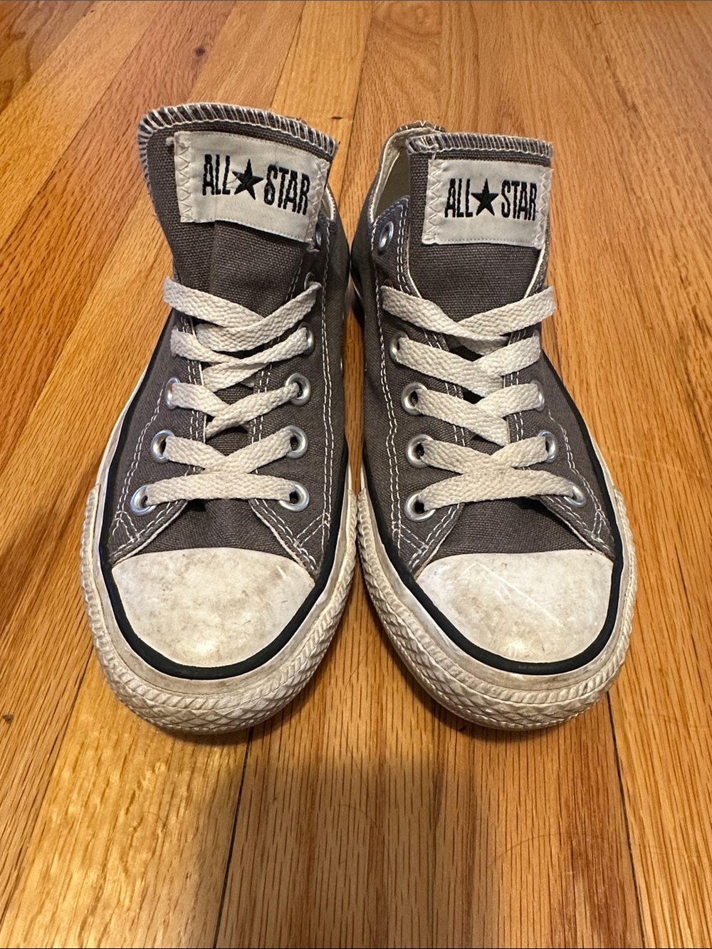 Converse Gray All Star High Top Sneakers M5 W7